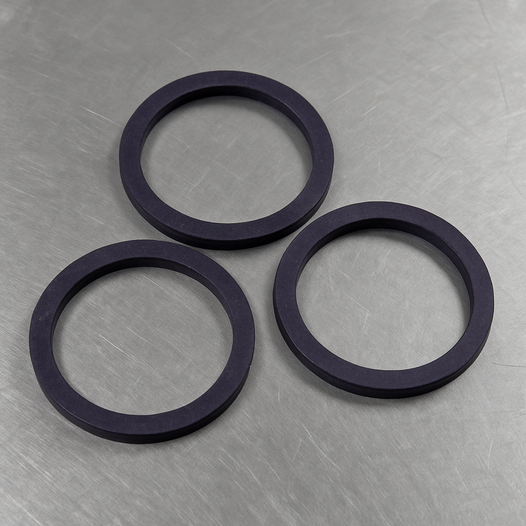Three individual TrueMass gaskets displaying product detail